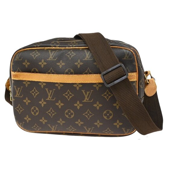 LOUIS VUITTON Reporter PM Crossbody Shoulder Bag Monogram Leather - Picture 1 of 5
